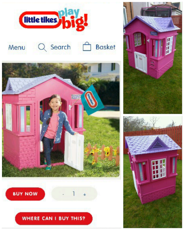 little tikes cape cottage playhouse pink